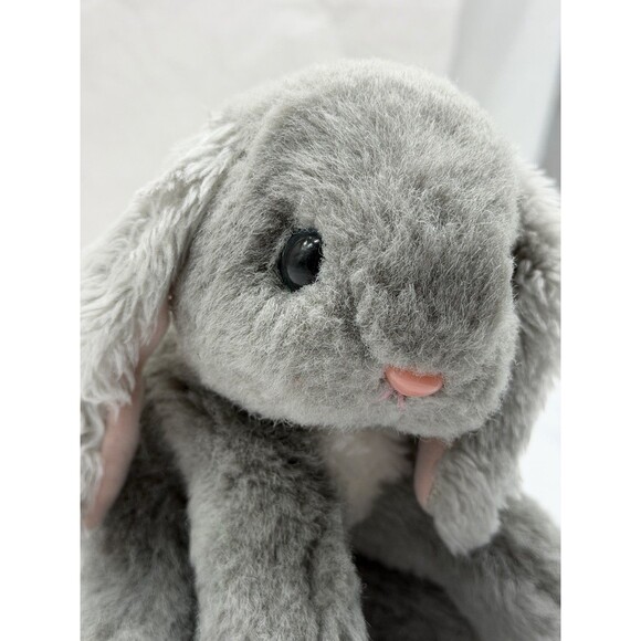 Tyco Bunny Bunny Bunnies Gray 7" Rabbit 1994 Plush Vintage Stuffed Grey Soft Toy - Picture 5 of 11